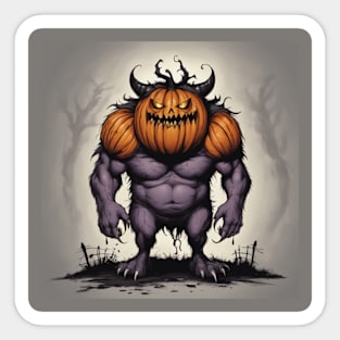 The PumpkinMonster Sticker